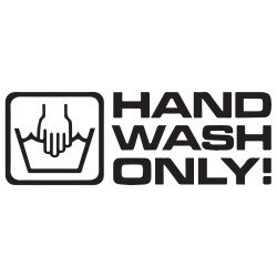 Hand wash only