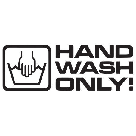 Hand wash only