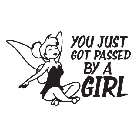 You just got passed by a girl 3