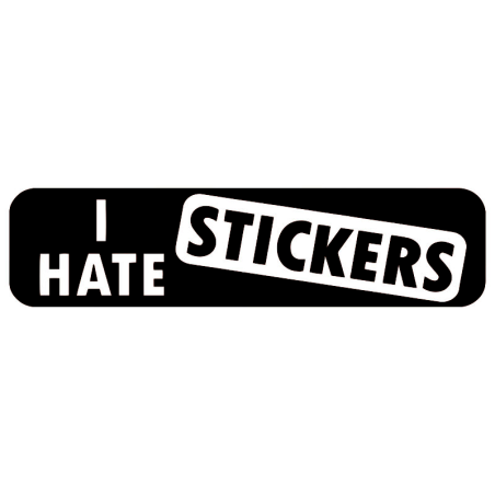 I hate stickers