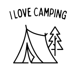 I love camping