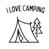 I love camping