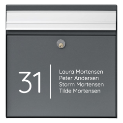 Postkasse sticker
