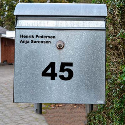 Postkasse sticker
