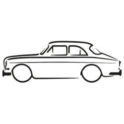 Volvo amazon silhuet