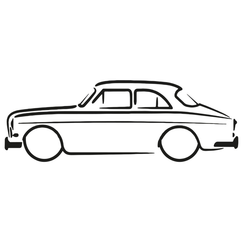 Volvo amazon silhuet